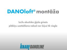Knauf Danoloft® akustisko ģipša griestu plākšņu uzstādīšana