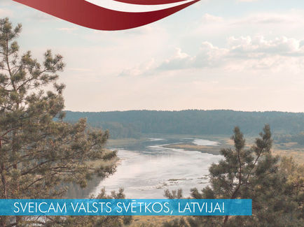 Knauf kolektīvs sveic Latvijas valsts svētkos!