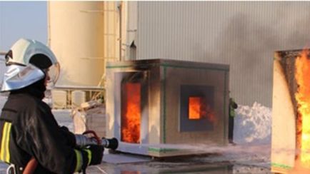 Koka un ģipšakmens ugunsdrošību pierāda K260 tests